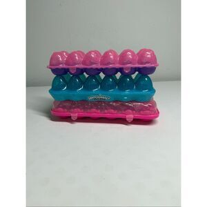 Hatchimals Set of 3 CollEGGtibles blue purple pink egg carton ONLY